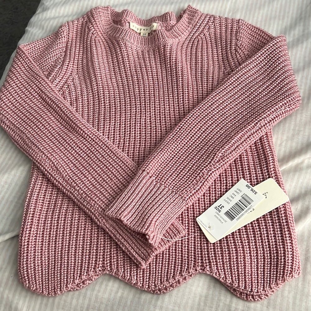Copper key light pink/dirty pink sweater